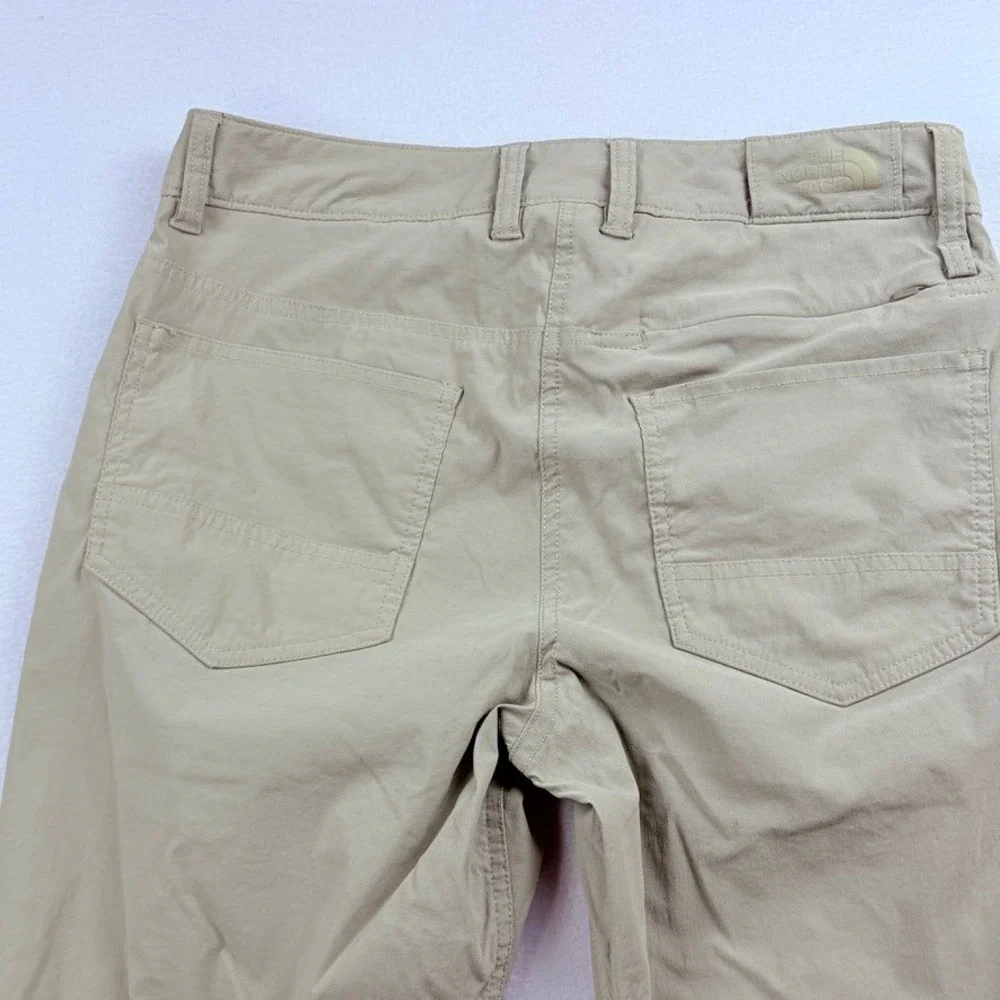 The‎ North Face Hiking Pants Mens 30 Tan Khaki Straight Leg Technical Utility